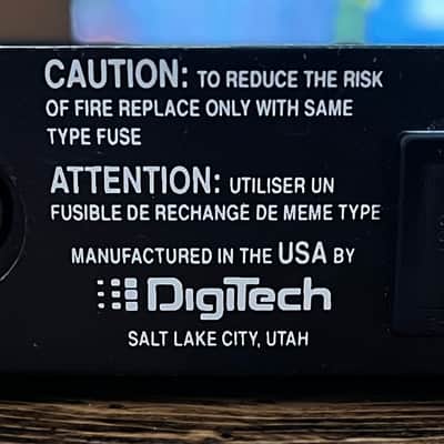 DIGITECH IPS 33B GUITAR SUPER HARMONY MACHINE SIGNAL PROCESSOR 90's - Black image 7