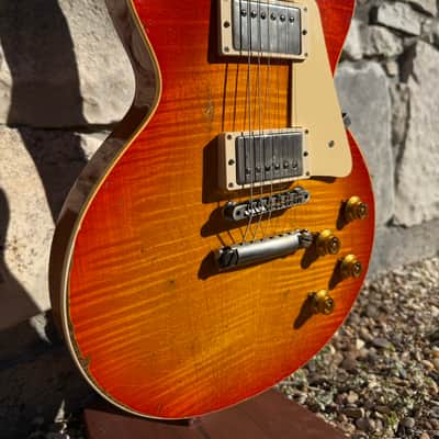 Gibson Custom Shop Made 2 Measure Murphy Lab '59 Les Paul Standard Murphy Painted Ultra Heavy Aged 2020s - Sunburst image 21