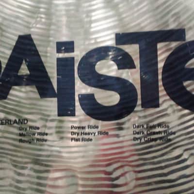 Paiste 20" Signature Dark Full Ride Cymbal Very Good Condition image 12