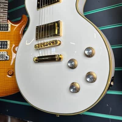 Epiphone Ltd. Ed. Bjorn Gelotte 'Jotun' Les Paul Custom Outfit Bone White 2017 image 6