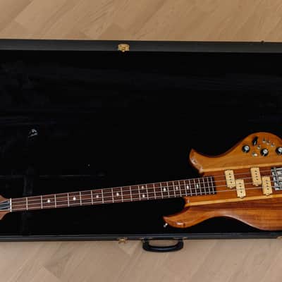 1980 B.C. Rich Eagle Bass, Koa Neck Through Vintage USA-Made Bass w/ Case image 15