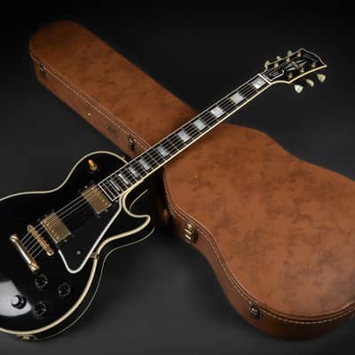 2021 Gibson Custom Shop Historic '57 Les Paul Custom Black Beauty Reissue - Ebony VOS | USA Vintage Long Neck Tenon No Weight Relief 4.18kg | CoA OHSC image 25