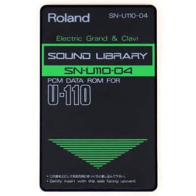 Roland SN-U110-04 Electric Grand & Clav Sound Library PCM Data Rom Card For U-110 image 1