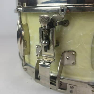 Slingerland 40s WMP 6x14"Radio King 1Ply Solid Maple Snare Drum Cloud Badge USA image 7