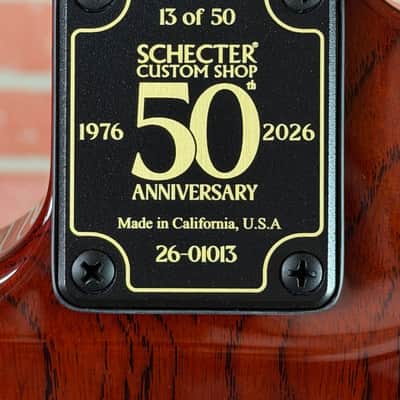 Schecter USA Custom Shop CET 50th Anniversary Electric Guitar - Golden Anniversary (13 out of 50) image 13