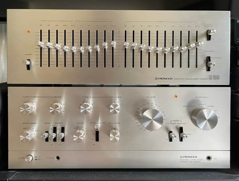 Pioneer SA-9500 Integrated Amp + SG-9500 10-Band Graphic EQ — Absolute MINT Condition! image 1