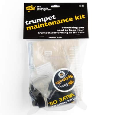 Herco Trumpet Maintenance Kit "everything you need to keep your trumpet performing at its best" Made in USA image 1
