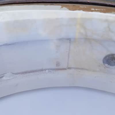Ludwig No. 905 Jazz Combo 3x13" 6-Lug Piccolo Snare Drum with Keystone Badge SN#126941 (1965) - Oyster Black pearl image 10