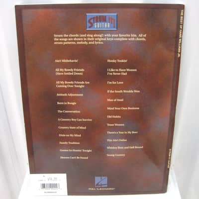 Best of Hank Williams Jr Strum It Guitar Songs Sheet Music Song Book Songbook image 2