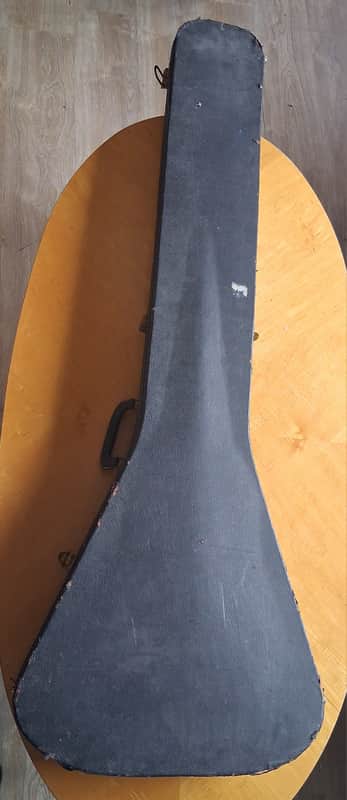 Gibson Bass Flying Bass Case 70s/80s - Black/Red Inside image 1