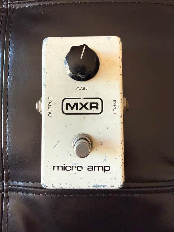 Vintage MXR MX-133 Micro Amp 1980 White image 1