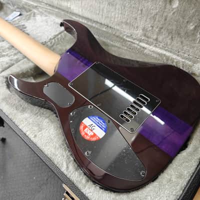 ESP LTD SH-7 Evertune Brian (Head) Welch Signature See Thru Purple image 10