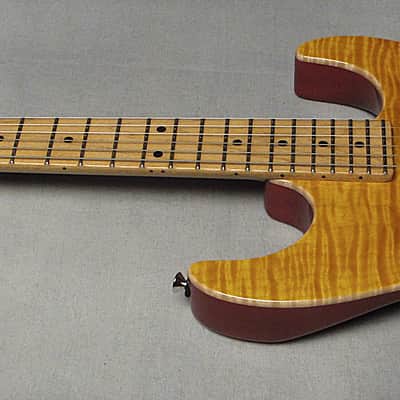 Tom Anderson Guitarworks Drop Top 2022 Fire Wipeout with binding image 6