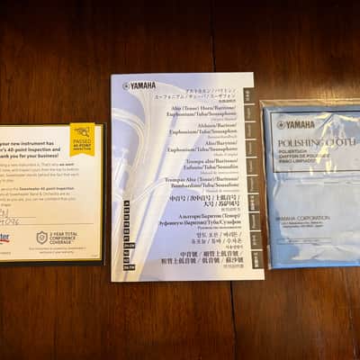 Yamaha YBH-301MS Marching Baritone Horn 2010s - Silver-Plated image 5