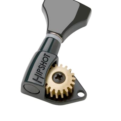 Hipshot Classic Open Black 18:1 3x3 tuners with UMP - 6K2GN0B