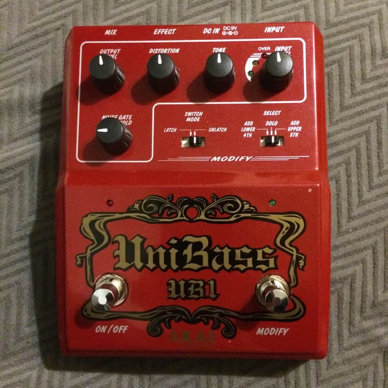 UniBass UB1 ベースエフェクター　AKAI Akai UniBass UB1 Harmonized Bass Distortion | Reverb