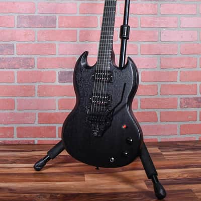 Gibson SG CM Black Limited Edition Satin Ebony FRX Floyd Rose 2016 w/Gator Softshell Case image 3