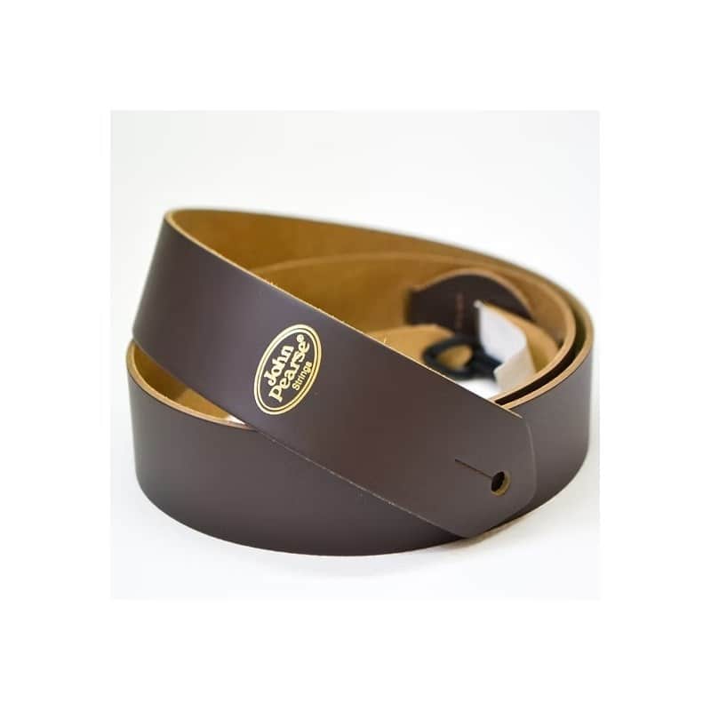 John Pearse J/Pearse Leather SKINNY STRAP Dark Brown image 1