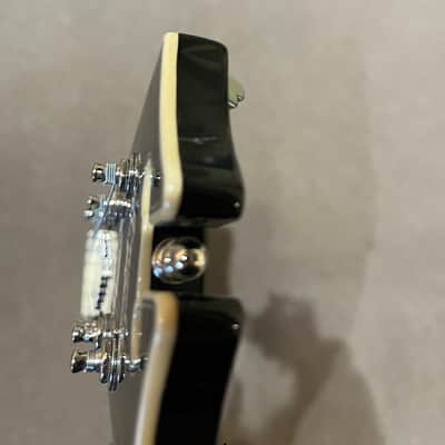 D'Angelico Premier DC Semi-Hollow Electric Guitar -  Solid Black image 9