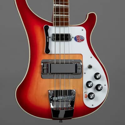 2014 Rickenbacker LTD 4003 FG CB Checkerboard Binding Fireglo Japan Exclusive Run (USA, Fireglo, OHSC) image 2