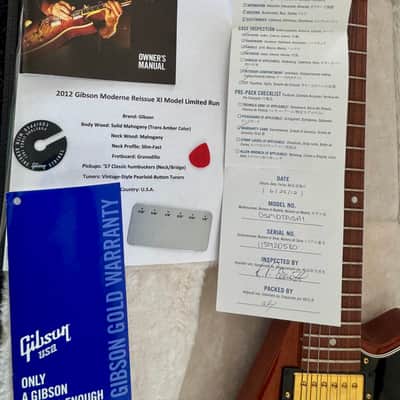Gibson Moderne Reissue 2012 - Translucent Amber image 7