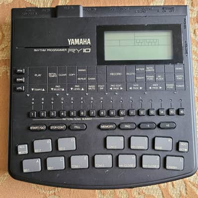Yamaha RY10 drum machine with power supply, original manuals, box image 2