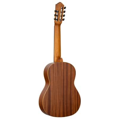 Ortega R133-7 Pro Solid Spruce Top Nato Neck Nylon 7-String Classical Acoustic Guitar w/Gig Bag image 3