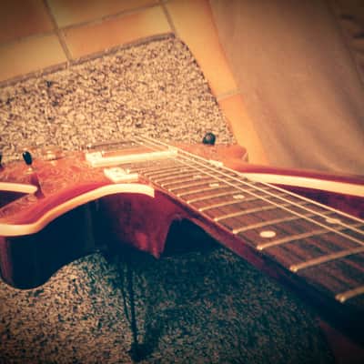 Cort M520 M-520 Cherry Sunburst, made in Korea image 14