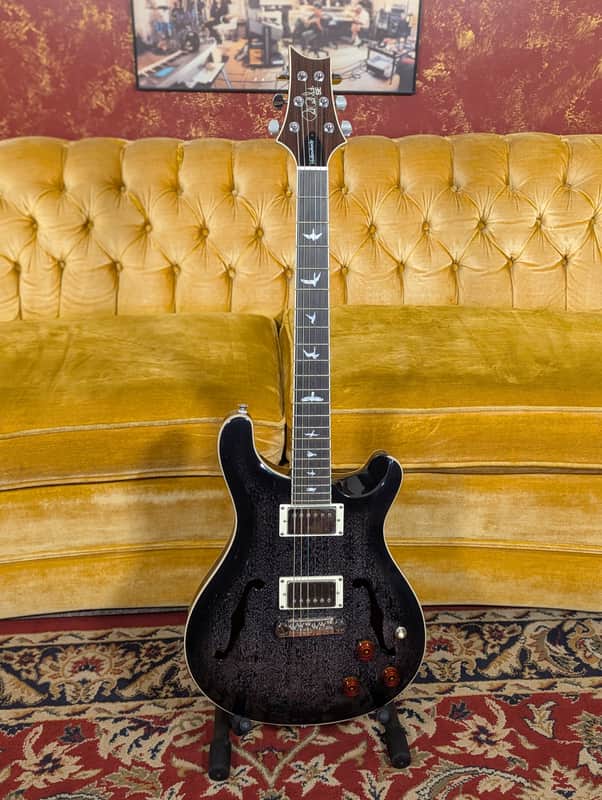 PRS SE Hollowbody Standard Piezo - Dog Hair Smokeburst image 1
