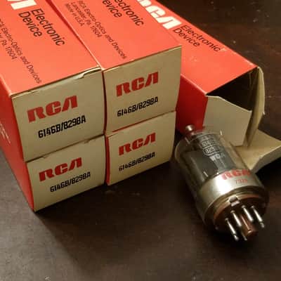 RCA Pair (2) 6146B beam power octal tNOS TESTED Vacuum Tube 8298A Audio 1954-1980 image 1