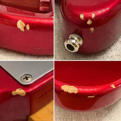 1997 Squier Jagmaster Vista Series Candy Apple Red 24" Scale 1st Issue MIJ Japan image 19