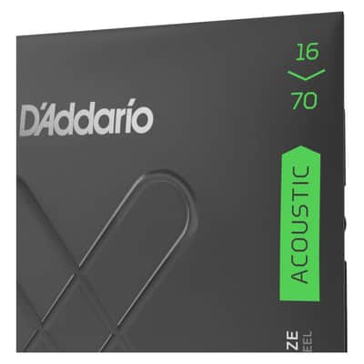 D'Addario XT Phosphor Bronze Coated Acoustic Guitar Strings - Medium Baritone - 16-70 image 4