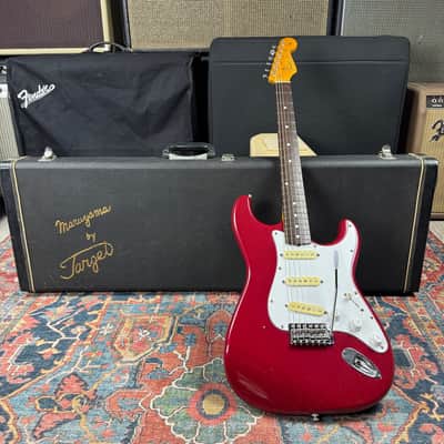 *VIDEO* 1982 Fender JV Stratocaster 1962 Reissue Model ST62-65 Refin USA Pickups - 1982 image 9