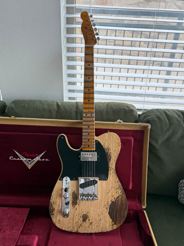 Fender Custom Shop 51’ HS Telecaster Heavy Relic 2024 - Relic Butterscotch Blonde image 1