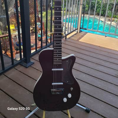 Jerry Jones guitar signed by Los Lobos C Rosas, D Hidalgo 2 pickup 1990s - Gator Crackle image 4