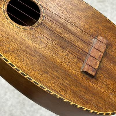Kamaka Style 3 Pineapple Ukulele 1930s - Natural Mahogany image 7