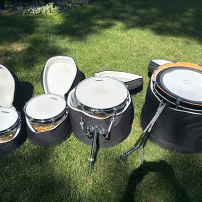 Tama Starclassic Performer MBS42S 4-Piece Shell Pack 2022 - Molten Steel Blue Burst image 7