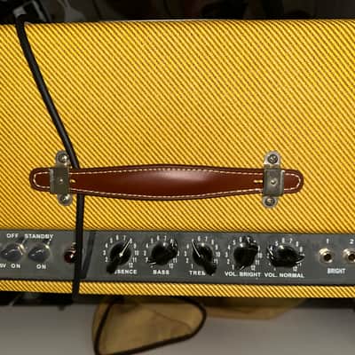Fender '57 Custom Twin-Amp 2-Channel 40-Watt 2x12" Guitar Combo 2016 - Present - Lacquered Tweed image 3