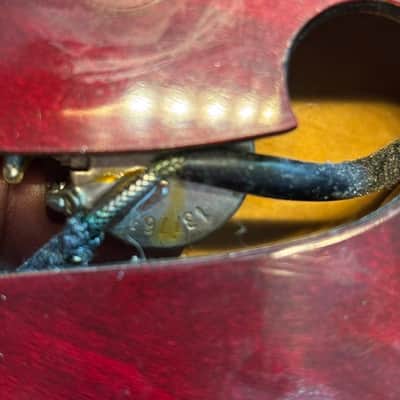 Gibson 1975 ES-335 TD Winered Split-Switch Flower Tuners Tarback PU´s Electric Guitar Case used image 24