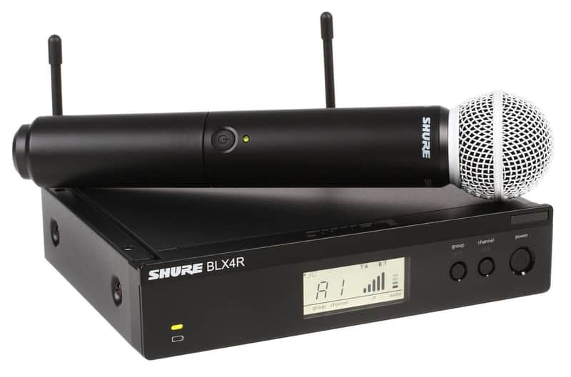 Shure BLX24R/SM58 UHF Wireless Microphone System - Perfect for Church, Karaok... image 1