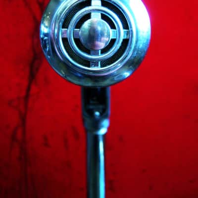 Vintage 1950's Electro-Voice 630 Omnidirectional Dynamic Microphone Hi Z harp mic w cable & rare Cannon XLR adapter 636 644 605 606 image 7