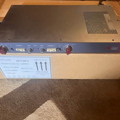 AMS Neve 1073DPA Dual Channel Mic Preamp 2010s - Blue image 2