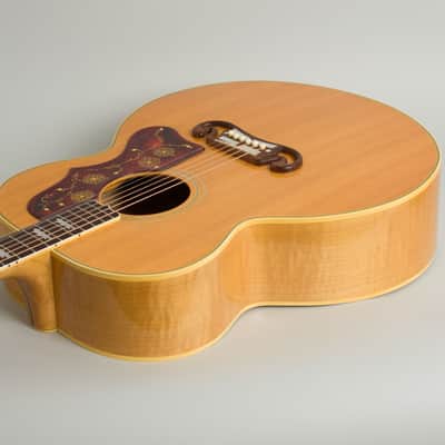 Gibson  J-200N Flat Top Acoustic Guitar (1958), ser. #A-27247, original brown hard shell case. image 7