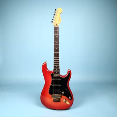 Fender Stratocaster Str-75r Electric Guitar Made in Japan Gold Floyd image 2
