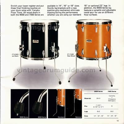 Yamaha YD-9000 Chrome 5-Piece Drum Kit • 1979 Pre Recording Custom Model! • Made in Taiwan • ATLANTA image 22
