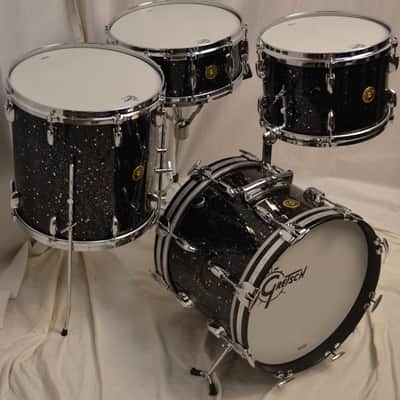 Gretsch USA Custom 12/14/16/5.5x14 micro bop drum set Mardi Gras image 3