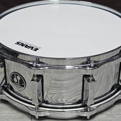 Sonor SSD 1455 STS 14"x 5.5" Steve Smith Signature 14x5.5" Cast Steel Snare With Hella Die Cast Hoops image 7
