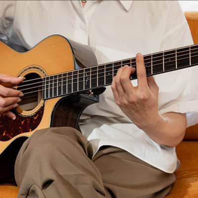 Cort Gold MC6 Ovangkol Acoustic-Electric Guitar w/Premium Gig-bag. Natural Gloss, B-Stock image 5