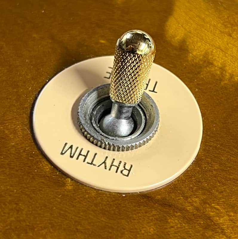 Kinnatone Gold Three way Toggle switch tip 8/32 fits American Gibson style Aluminium image 1