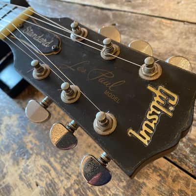 Gibson Les Paul Standard 2000 Aged Honey Burst Plaintop Non Chambered w/ Headstock Repair image 18
